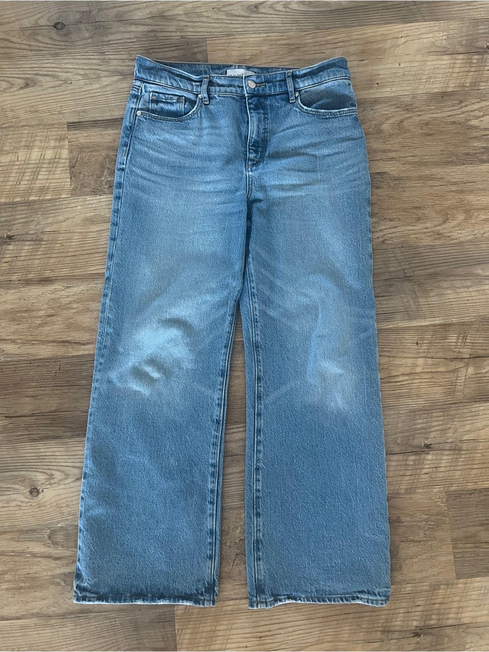 LOFT Wide Leg Jeans - Women's Size 6 / 28 Petite (Medium Wash)